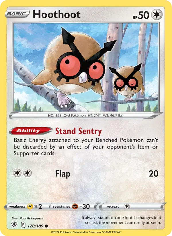 Hoothoot 120 Astral Radiance Pokesingles
