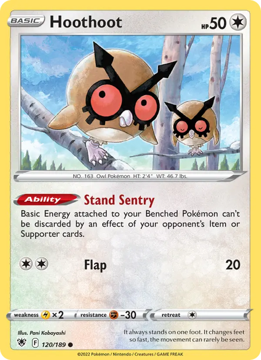 Hoothoot 120 Astral Radiance Pokesingles