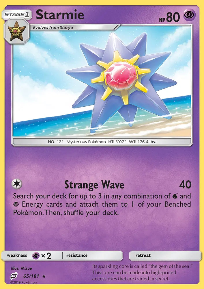 Starmie 65 Team Up Pokesingles
