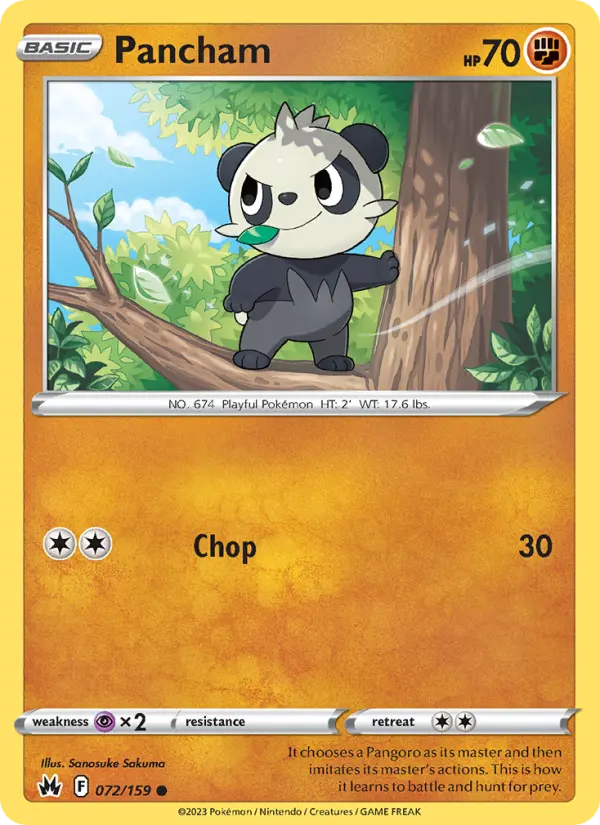 Pancham 72 Crown Zenith Pokesingles