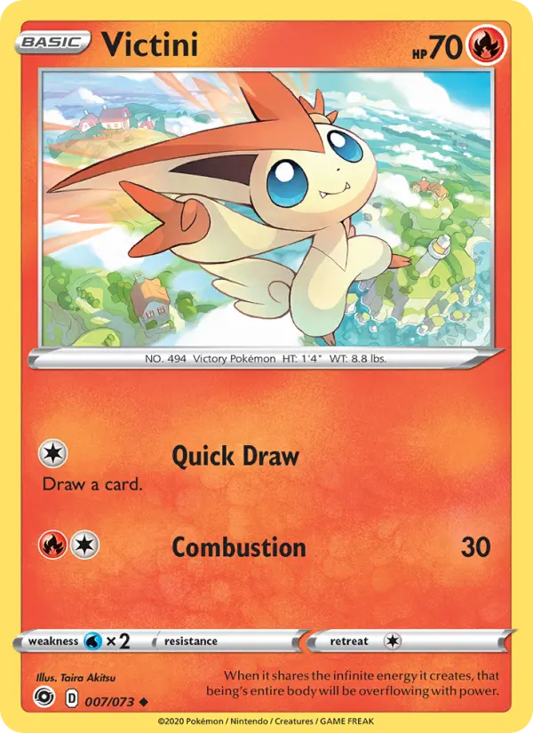Victini 7 Champion's Path Pokesingles