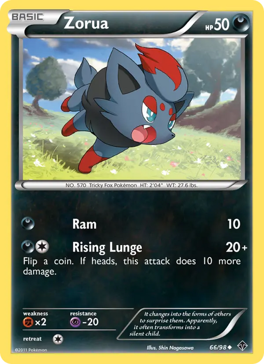 Zorua 66 Emerging Powers Pokesingles