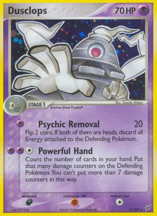 Dusclops 7 Deoxys Pokesingles
