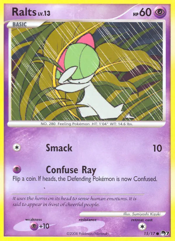 Ralts 15 POP Series 7 Pokesingles