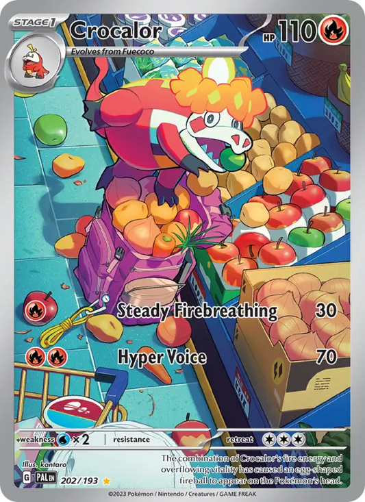 Crocalor 202 Paldea Evolved Pokesingles