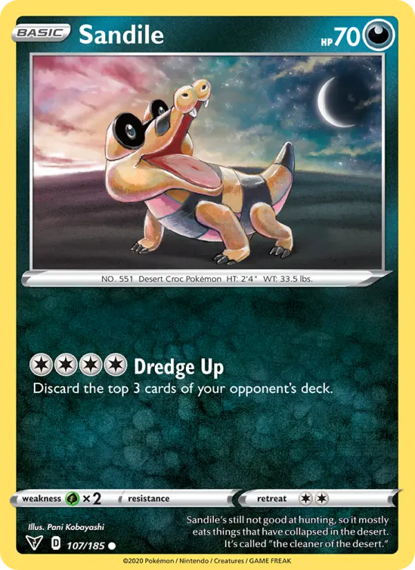 Sandile 107 Vivid Voltage Pokesingles