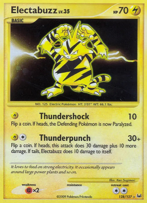 Electabuzz 128 Platinum Pokesingles
