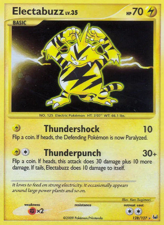 Electabuzz 128 Platinum Pokesingles