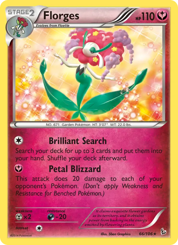 Florges 66 Flashfire Pokesingles