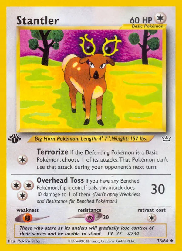 Stantler 38 Neo Revelation Pokesingles