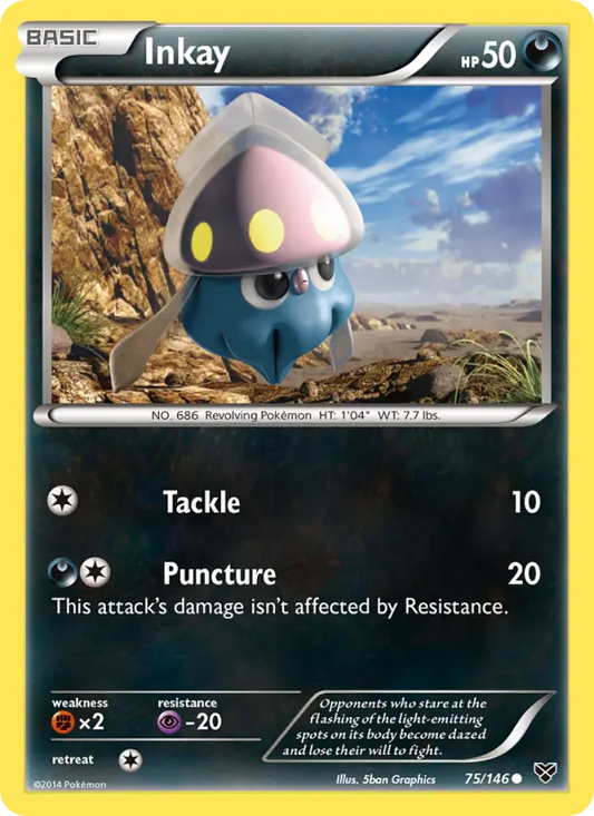 Inkay 75 XY Pokesingles
