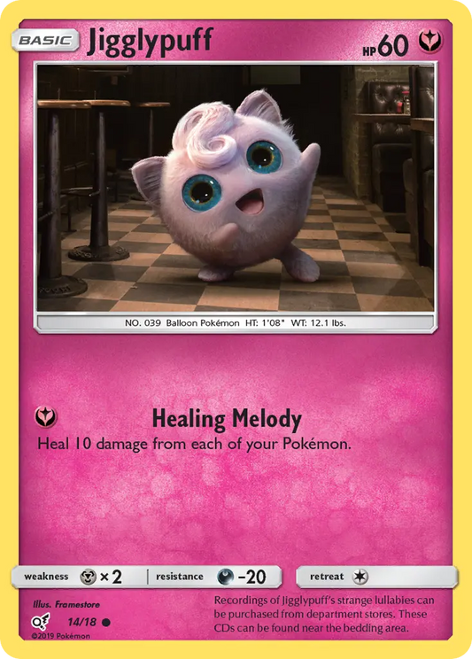 Jigglypuff 14 Detective Pikachu Pokesingles