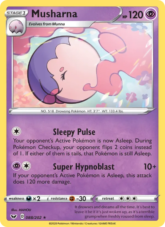 Musharna 88 Sword & Shield Pokesingles