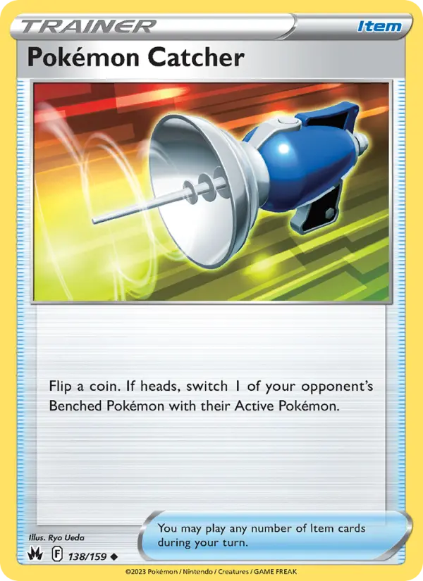 Pokémon Catcher 138 Crown Zenith Pokesingles