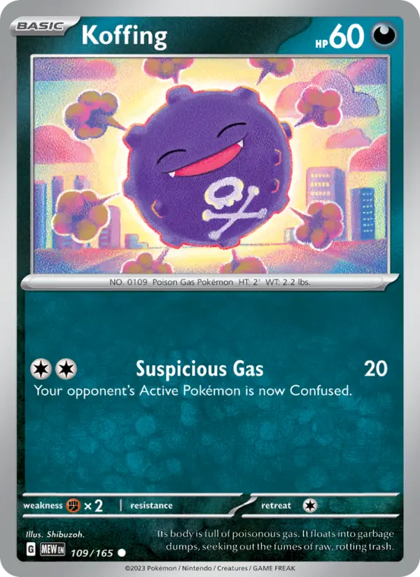 Koffing 109 151 Pokesingles