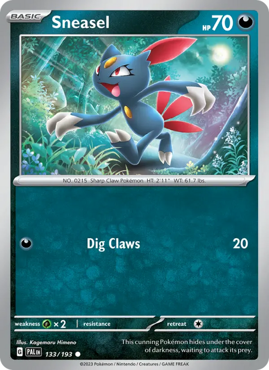 Sneasel 133 Paldea Evolved Pokesingles