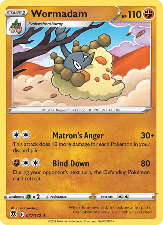 Wormadam 77 Brilliant Stars Pokesingles