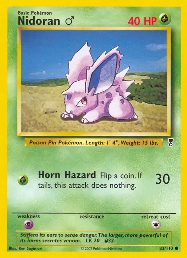 Nidoran♂ 83 Legendary Collection Pokesingles