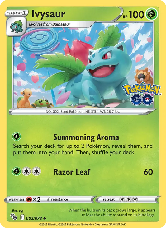Ivysaur 2 Pokémon GO Pokesingles