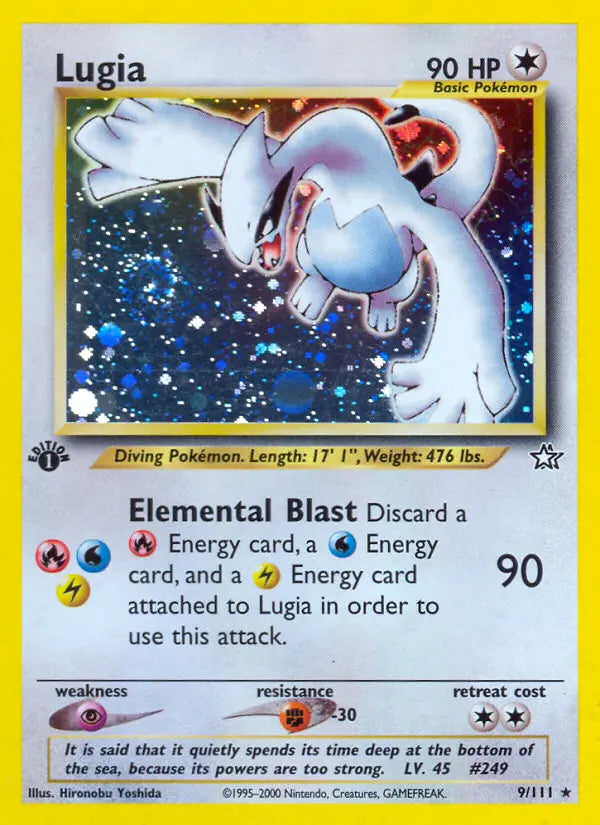Lugia 9 Neo Genesis Pokesingles