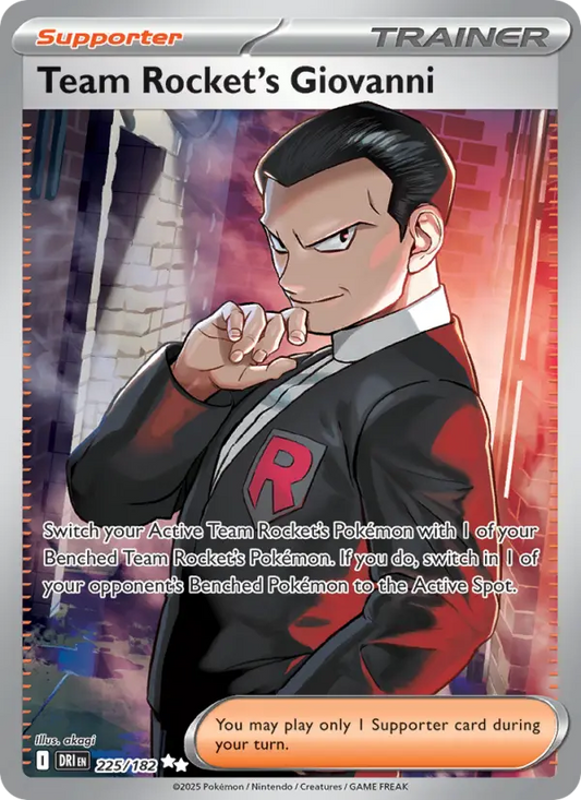 Team Rocket's Giovanni 225 Destined Rivals Pokesingles