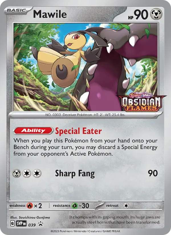 Mawile 39 SVP Black Star Promos Pokesingles