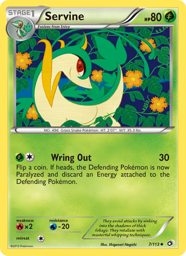 Servine 7 Legendary Treasures Pokesingles