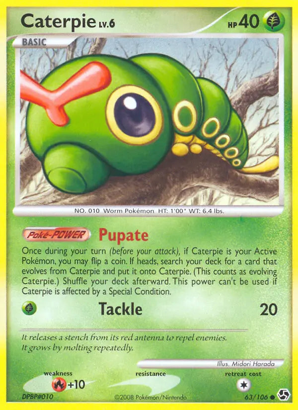 Caterpie 63 Great Encounters Pokesingles