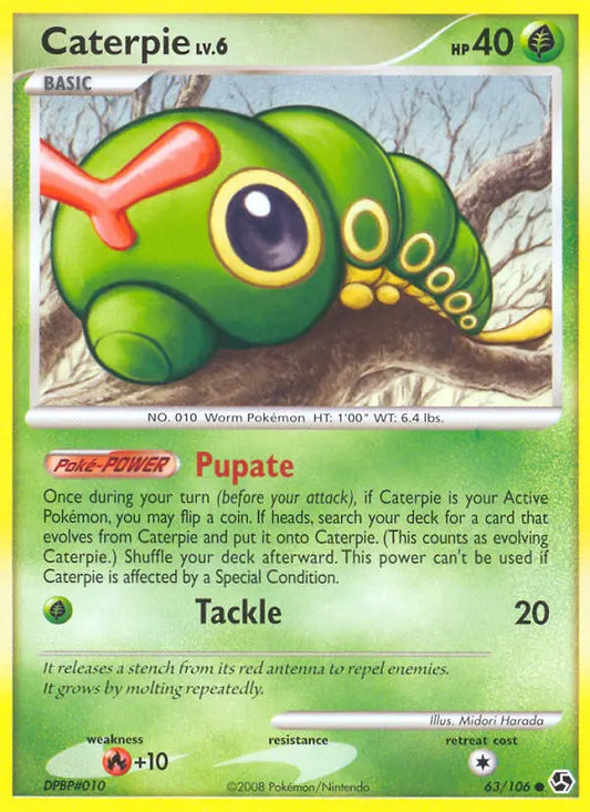 Caterpie 63 Great Encounters Pokesingles