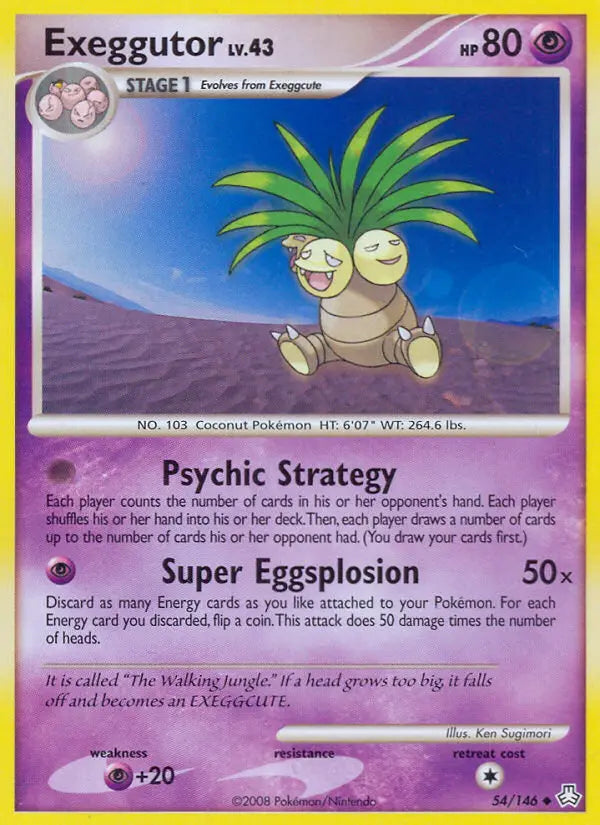 Exeggutor 54 Legends Awakened Pokesingles