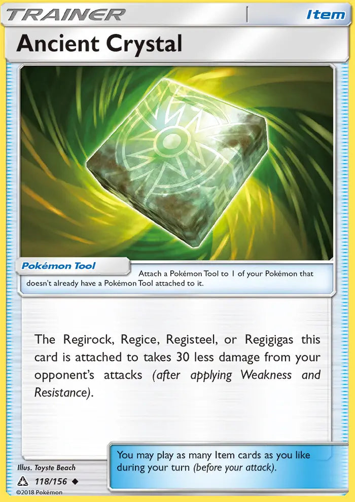 Ancient Crystal 118 Ultra Prism Pokesingles