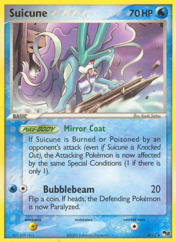 Suicune 4 POP Series 2 Pokesingles