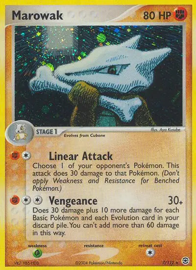 Marowak 7 FireRed & LeafGreen Pokesingles