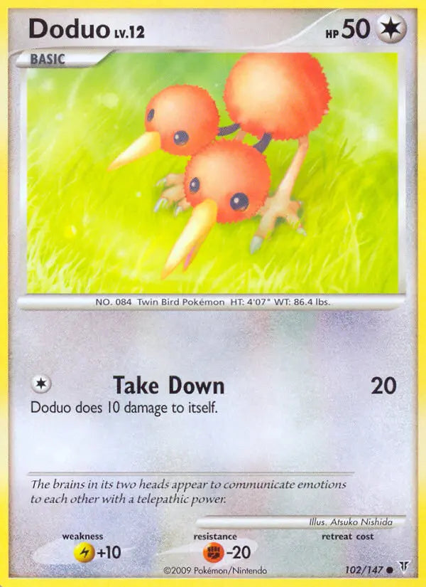 Doduo 102 Supreme Victors Pokesingles