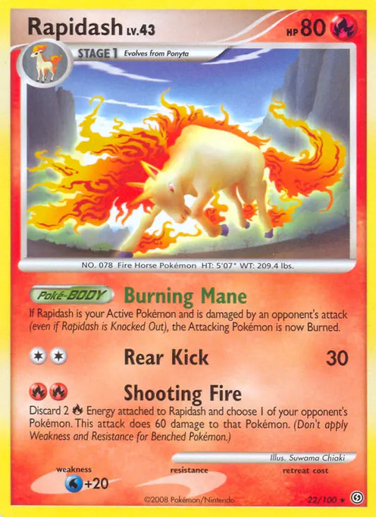 Rapidash 22 Stormfront Pokesingles