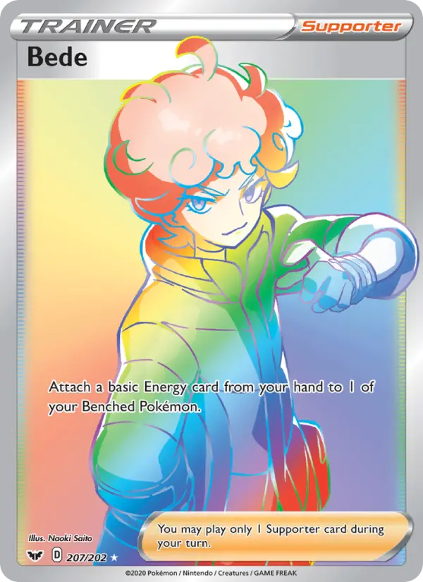 Bede 207 Sword & Shield Pokesingles