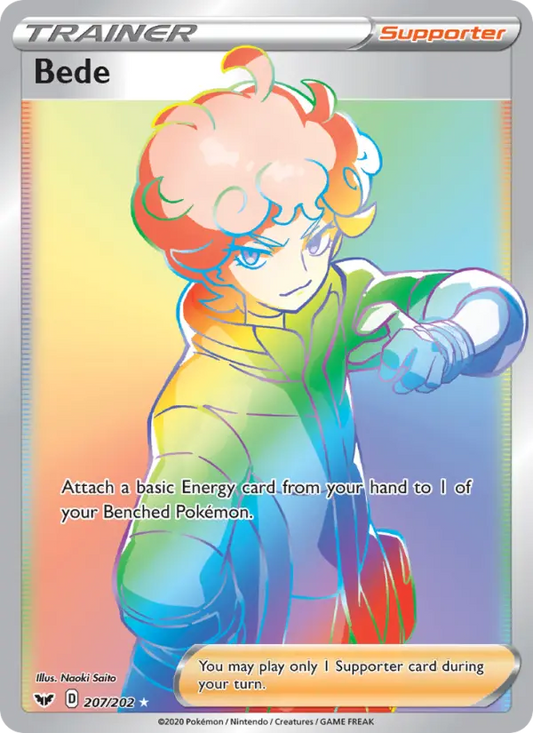 Bede 207 Sword & Shield Pokesingles