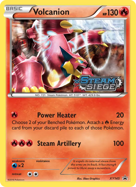Volcanion XY145 XY Black Star Promos Pokesingles