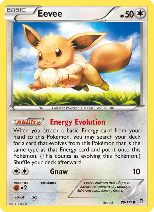 Eevee 80 Furious Fists Pokesingles