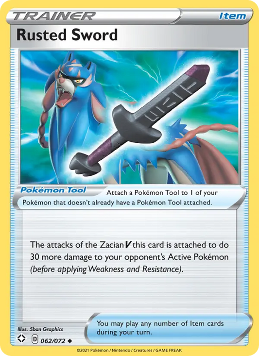 Rusted Sword 62 Shining Fates Pokesingles