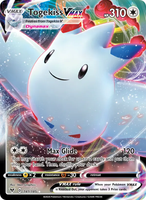 Togekiss VMAX 141 Vivid Voltage Pokesingles