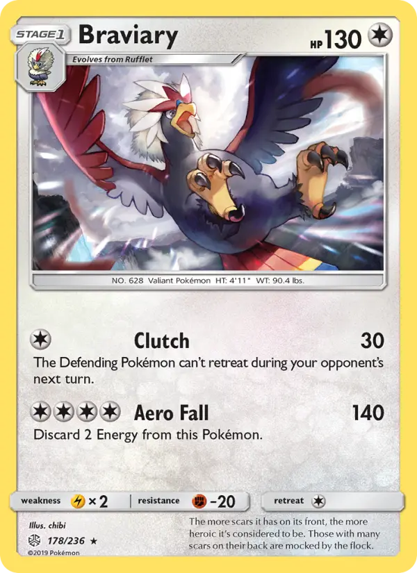 Braviary 178 Cosmic Eclipse Pokesingles