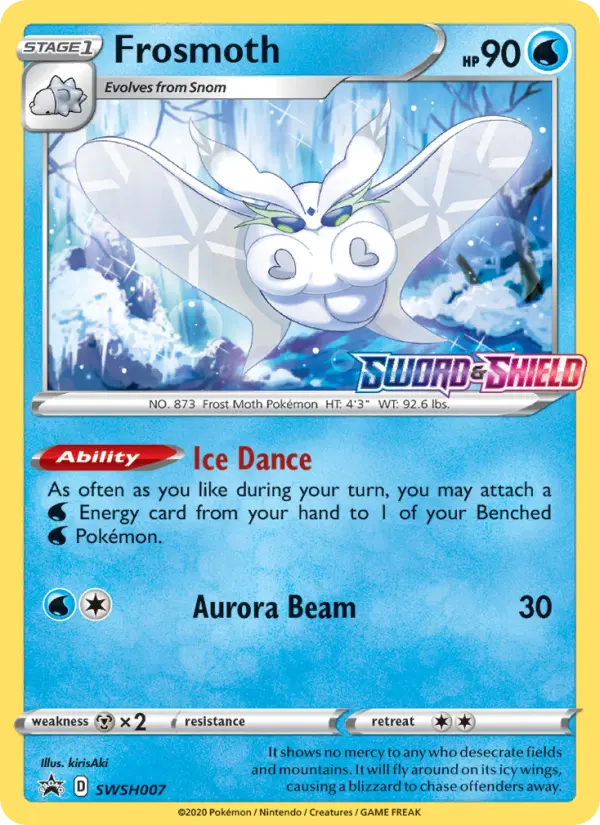 Frosmoth SWSH007 SWSH Black Star Promos Pokesingles