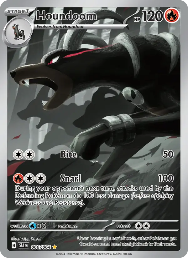 Houndoom 66 Shrouded Fable Pokesingles
