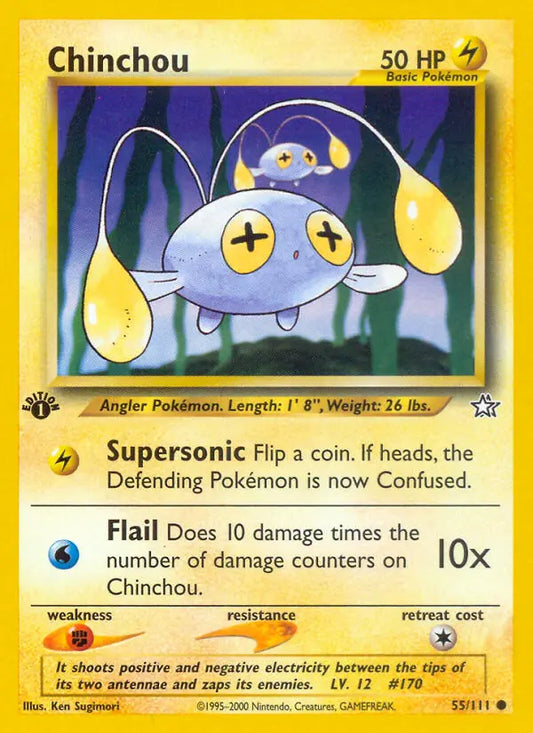 Chinchou 55 Neo Genesis Pokesingles