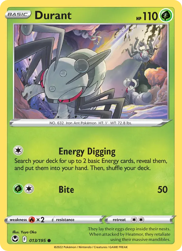 Durant 13 Silver Tempest Pokesingles