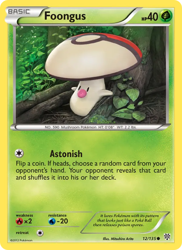 Foongus 12 Plasma Storm Pokesingles