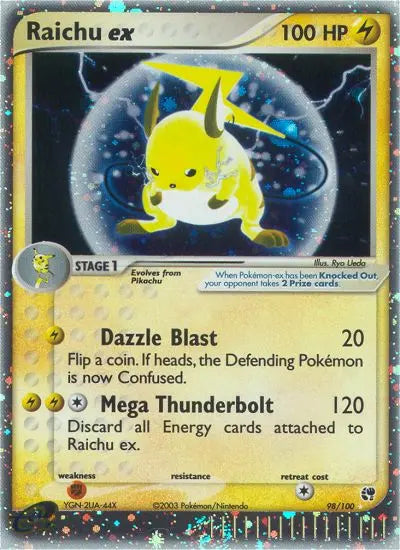 Raichu ex 98 Sandstorm Pokesingles