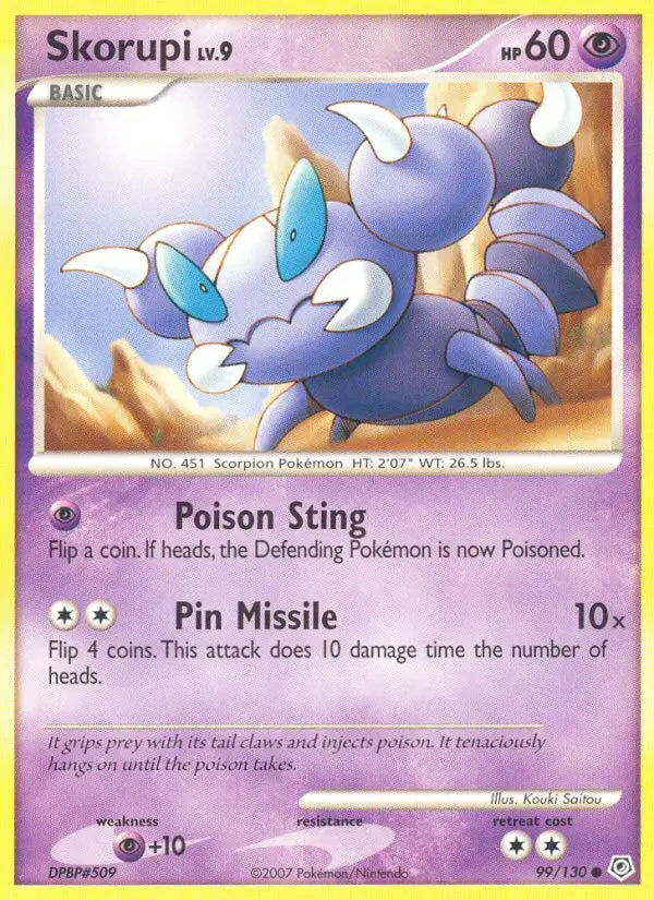 Skorupi 99 Diamond & Pearl Pokesingles