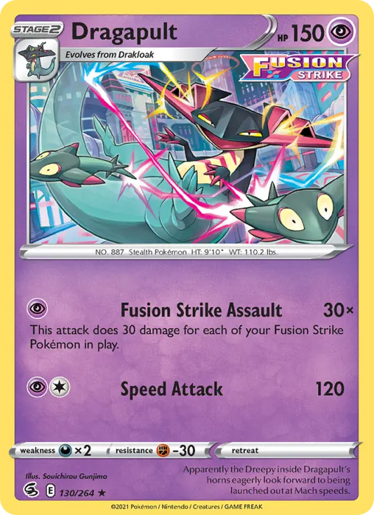 Dragapult 130 Fusion Strike Pokesingles